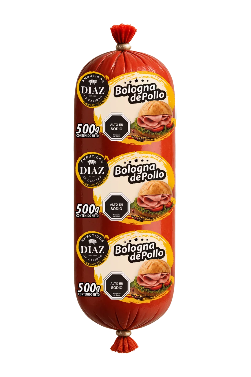 Bologna de pollo Embutidos Díaz